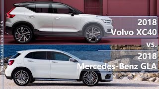 2018 Volvo XC40 vs 2018 MercedesBenz GLA technical comparison [upl. by Maxama]