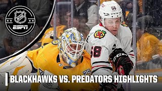 Chicago Blackhawks vs Nashville Predators  Full Game Highlights [upl. by Elliott]