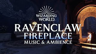 Ravenclaw Fireplace  Hogwarts Common Room Music amp Ambience [upl. by Bensen]