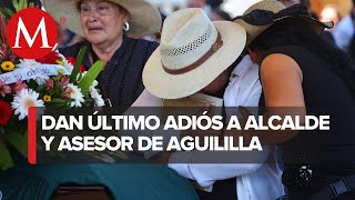 Entre militares policías y mariachis despiden al alcalde de Aguililla [upl. by Levitt]