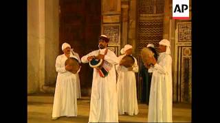 EGYPT CAIRO WHIRLING DERVISH DANCE IS A HIT WITH TOURISTS 1 [upl. by Hooper613]