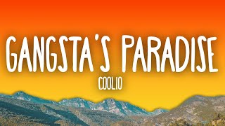 Coolio  Gangstas Paradise Lyrics ft LV [upl. by Lehplar]