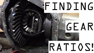 How to find axle gear ratio [upl. by Hpesoj]