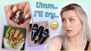 Recreating YOUR Nail Designs [upl. by Worth]