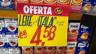 Oferta imperdível no Supermercados BH Atacado é Varejo Sarzedo Leite Condensado Italac 395g [upl. by Leirol]