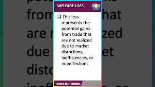 Welfare Loss  60 Second Economics  ALevel amp IB [upl. by Tiemroth189]