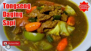 RESEP BUMBU TONGSENG DAGING SAPI TANPA SANTAN [upl. by Seftton]