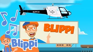 Blippi Helicopter Song 🚁  BLIPPI  Educational Songs For Kids [upl. by Collar]