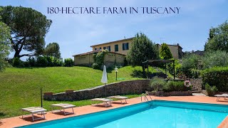 Farm with 180 hectares of land in Tuscany [upl. by Verdha399]