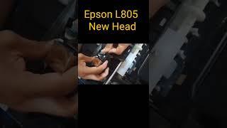 New Head Epson L805 headcleaning [upl. by Berwick]