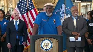 WATCH Rep Thompson announces first substantial pay raise for TSA workers since 2001 [upl. by Naryb]