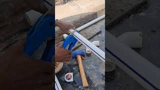 Best Plumbing Technique To Install Upvc Pipe Fitting [upl. by Euqinue]