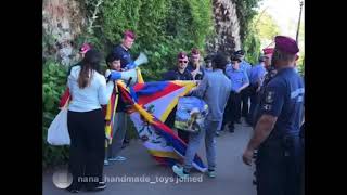 HUNGARY PROTEST BY TIBETAN YOUNGSTER tibetanvlogger tibetanyoutuber tibetan VTACEurope [upl. by Eizus]