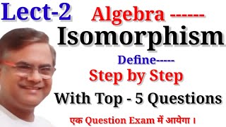 Group Theory Isomorphism Questions of Isomorphism Bsc Maths [upl. by Boesch]