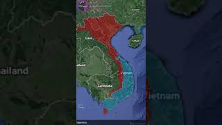 The Vietnam War in 30 seconds using Google Earth [upl. by Okin288]