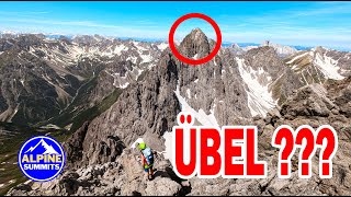 Dremelspitze  EXTREM BRÜCHIG   Luftige Bergtour bergsteigen alpinesummits [upl. by Lemak]