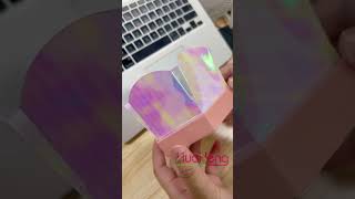 Exclusive Hexagonal Holographic Cosmetic Box [upl. by Anisamoht]