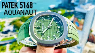 Patek Philippe 5168 Aquanaut REVIEW  A New Era For Patek [upl. by Assirahs]