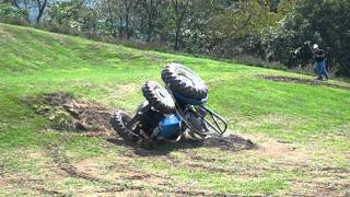 Tractor rolling over on a hillside [upl. by Friday11]