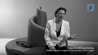 Schubert Fantasy in C major for Violin and Piano D 934  English  interview with Antje Weithaas [upl. by Sarena]