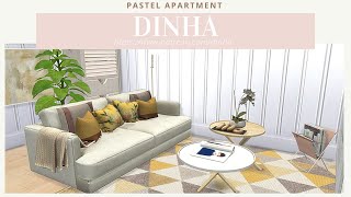 PASTEL APARTMENT  DOWNLOAD  TOUR  CC CREATORS  The Sims 4 [upl. by Anreval]