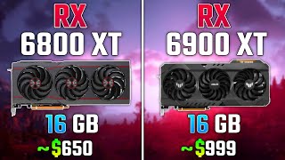 RX 6800 XT vs RX 6900 XT  Test in 7 Games [upl. by Iadrahc]