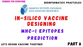 Multiepitope Vaccine Designing  MHC I epitope prediction  IEDB Analysis Urdu  Hindi [upl. by Woermer]