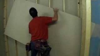 How to Hang Drywall [upl. by Kiyohara]