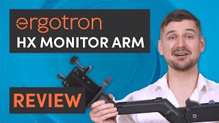 💻 Ergotron HX Monitor Arm  Review amp Assembly [upl. by Llered]