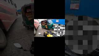 ঢাকা শহরের বেপরোয়া সিএনজি চালক  GO With RoN  foryou fyp fypシ゚viral bike biker [upl. by Suiradal719]