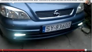 JAK ZAMONTOWAĆ ŚWIATŁA DO JAZDY DZIENNEJ LED DRL Z AUTOMATEM W OPEL ASTRA G VAUXHALL  ForumWiedzy [upl. by Cerell]