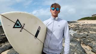 Loris De Marco World Junior Kneeboard Surfing Champ 2022 After his sessions at Supertubes JBay [upl. by Ibmab]