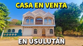 SE VENDE CASA DE 5 HABITACIONES y 2 NIVELES en USULUTAN El Salvador [upl. by Eilema]