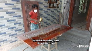 How To Apply Wood Stainer  Wood Polish  Lakdi Par Polish Kaise Kare [upl. by Etnoek623]