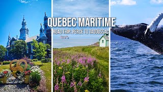 Quebec Maritime Road Trip Percé to Tadoussac  Whale watching Gannet Colony and the St Lawrence [upl. by Handbook267]