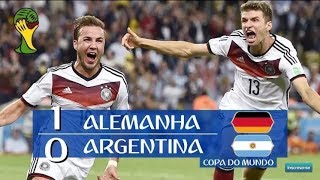 Alemanha x Argentina  melhores momentos 720p copa do mundo Brasil 2014 [upl. by Fowle]