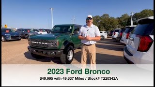 2023 FORD BRONCO Base for Sale [upl. by Alegnaoj505]