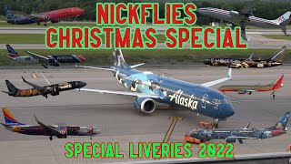 Christmas Special 2022 Special Liveries Westjet Disney  Star Wars Southwest American and More [upl. by Odnomar]