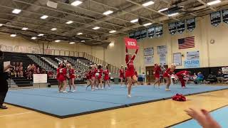 McLean High School Varsity Cheer Regionals 2021 Freshman year [upl. by Burrus]