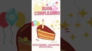 Buon Compleanno Immagini Bellissime [upl. by Tnomal]