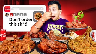 Trying Favorite Foods From Zomatos Worst Rated Restaurants [upl. by Hoagland]