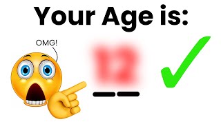 This Video Will Guess Your Age in 2023 😮 [upl. by Yragerg687]