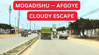 Mogadishu to Afgoye A Somali Safari in 6 Minutes 🇸🇴 [upl. by Arrat]