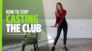 Titleist Tips How to Stop Casting the Golf Club [upl. by Aicssej]