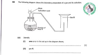 Part 3 Science Paper 2  Organic Chemistry Metallic bonding Preparation of Hydrogen gas exam [upl. by Halilahk]