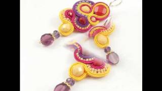 Soutache jewelery  AstridArt  biżuteria sutasz [upl. by Cardwell]