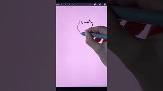 One line cat 🐈‍⬛ shorts oneliner satisfyingvideo [upl. by Athiste]