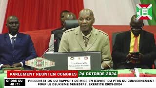 SEANCE PLENIERE DU PARLEMENT REUNI EN CONGRES LE 24 OCTOBRE 2024 [upl. by Zrike772]