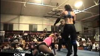 CCW CHAIN REACTION CINDY ROGERS VS APRIL HUNTER [upl. by Narton500]