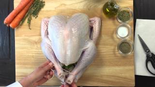 How to Truss a Thanksgiving Turkey  Quick amp Easy [upl. by Dermott124]